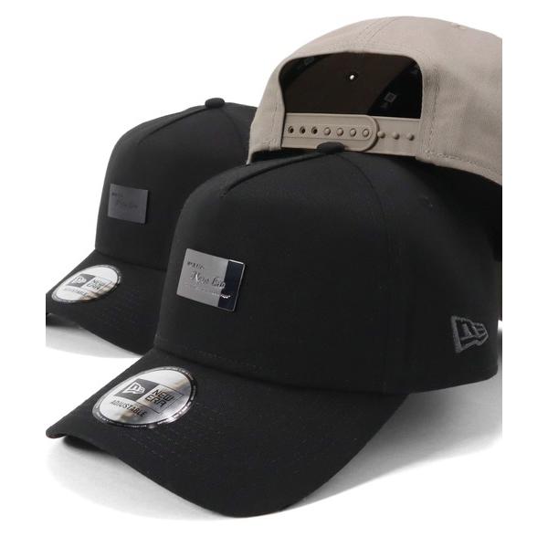 キャップ 帽子 ニューエラ NEW ERA キャップ 9FORTY A-FRAME メタルプレート ...