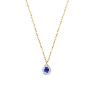 GW値下げ　VENDOME Aoyama K10 サファイア ネックレス va vendome aoyama ネックレス K10イエローゴールド サファイア