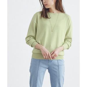 ニット セーター ボートネック綿100％ニット レディース