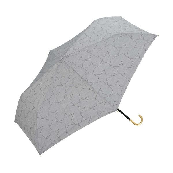 折りたたみ傘 星ステッチmini レディース