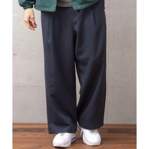 パンツ Anchor Smith / アンカースミス T/Rタックテーパードスラックスワイドパンツ