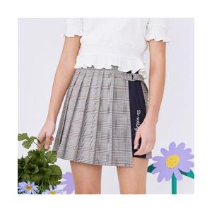 スカート レディース 「rola rola」CHECK PLEAT WRAP SKIRT/チェック柄サイドプリーツミニスカート｜zozo