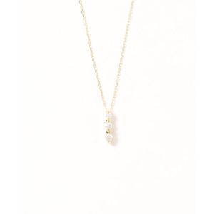 con affetto ネックレス K18ダイヤハートネックレス レディース