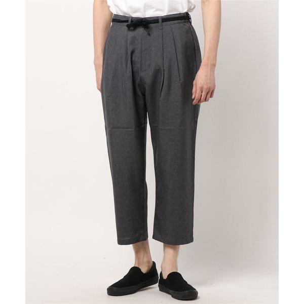 ワイドパンツ スラックス 「Bl」ワイドルーズシルエットスラックス メンズ レディース