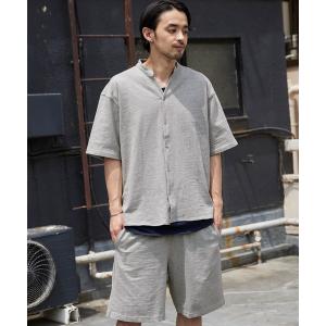 セットアップ USAコットン アソートカラー半袖シャツ＆ショートパンツ/セットアップ