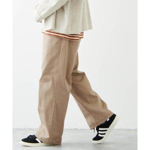 パンツ チノパン Anchor Smith/アンカースミス ストレッチ カツラギ タックワイドチノパンツ