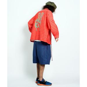 ジャケット カバーオール メンズ Border Coach Jacket / ボーダーコーチジャケット｜zozo