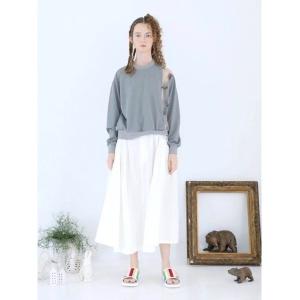 スウェット 【BEDSIDEDRAMA】ベッドサイドドラマ フラワーレースプルオーバー