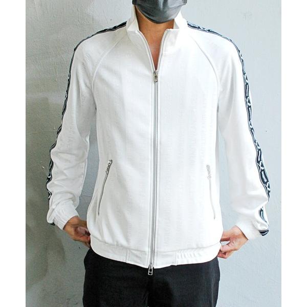 ブルゾン アウター LOVE AND PEACE JACQUARD JERSEY SWAROVSKI...