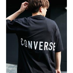 tシャツ Tシャツ 別注 コンバースBIG半袖カットソー/背面BIGロゴ