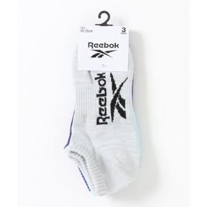 靴下 【Reebok】レディース　スニーカーソックス　3足組み