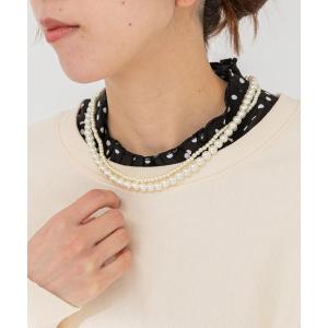 ネックレス 2連パールネックレス