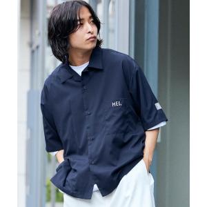 シャツ ブラウス MEI/メイ MONO-MART別注 リラックスオープンカラー半袖シャツ