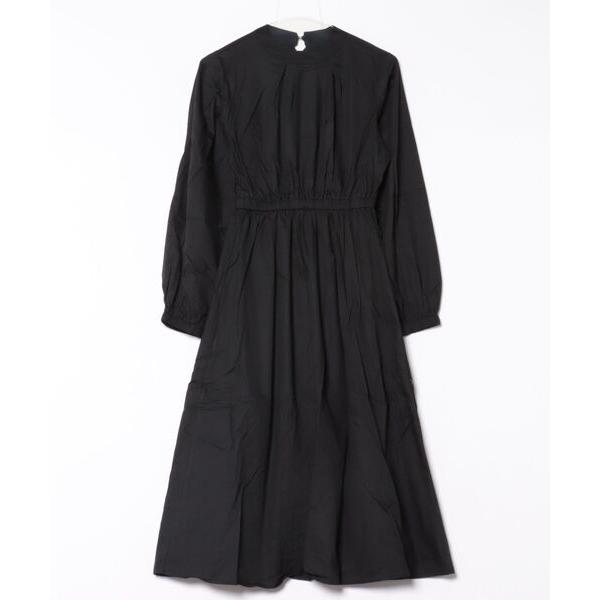 ワンピース ハイネックタックワンピース
