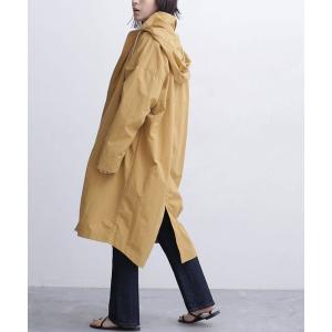 アウター Champion/別注ナイロンタフタ2wayフードロングコート