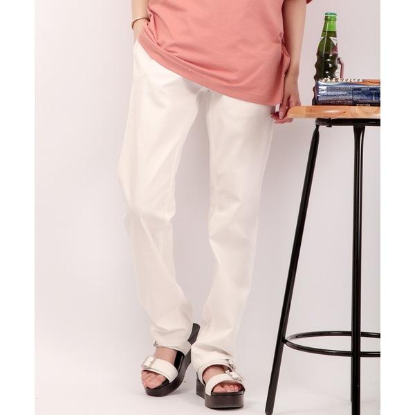 チノパン ストレッチツイル ロングチノパンツ カラーパンツ メンズ レディース