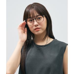 メガネ ボストン型 クリアレンズサングラス｜Zoff UV CLEAR