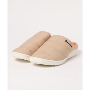 サンダル 撥水キルティングホワイトソールサボサンダル