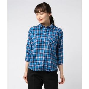 形態安定ノーアイロン レギュラー衿 七分袖Wガーゼシャツ