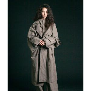 メンズ コート トレンチコート 「my beautiful landlet」 original fabric long trench coat / c｜zozo