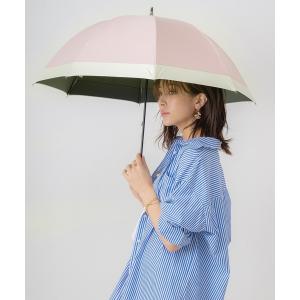 傘 完全遮光晴雨兼用 ショート傘 ダンガリー無地切替 レディース メンズ