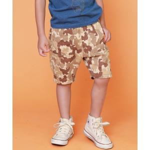ハーフパンツ パンツ 迷彩柄5分丈パンツ キッズ 子供服 男の子 女の子