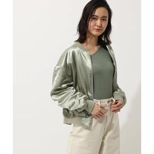 ジャケット ミリタリージャケット SHINY BLOUSON/シャイニーブルゾン