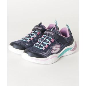 スニーカー キッズ SKECHERS スケッチャーズ S LIGHTS-POWER PETALS キッズスニーカー「光る靴」(Sライツパワーペタルズ)