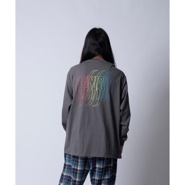 tシャツ 「FUN FOR FICTION」RAINBOW LS T メンズ レディース