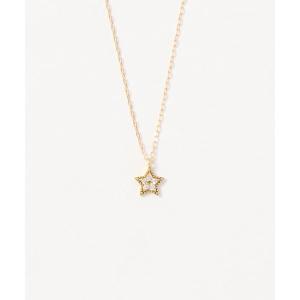 con affetto ネックレス K18ダイヤホースシューネックレス レディース