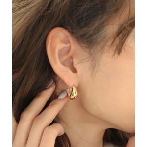 ピアス ぷっくりフープピアス