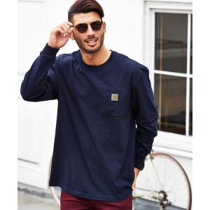 tシャツ Tシャツ Carhartt/カーハート ポケット ロゴ オーバーサイズ クルーネック 長袖 Tシャツ/Workwear Pocket Lon