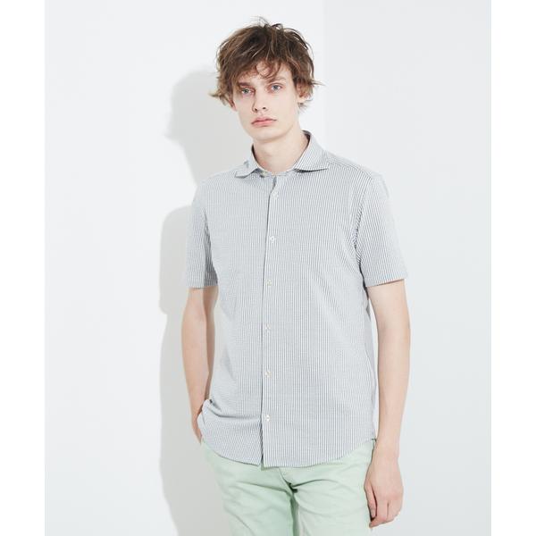 シャツ 「FLEX SHIRTS」シルキー サッカー ジャージー 半袖シャツ メンズ レディース