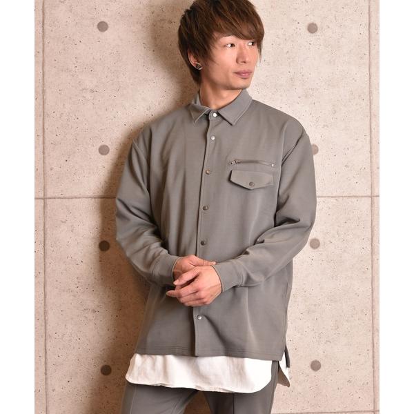 カバーオール VIBGYOR Select/薄梨地オーバーシャツ(BL) メンズ