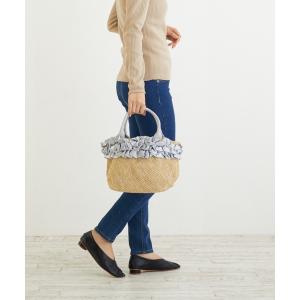 バッグ カゴバッグ ルートート/LT.デリ.フリルバスケット-C
