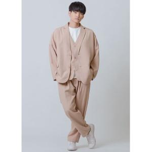 セットアップ ビッグシルエット オーバーサイズ   セットアップ スリーピース (シングルジャケット/ジレ/パンツ) メンズ