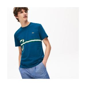 tシャツ Tシャツ レギュラーフィット ストライプクルーネックTシャツ