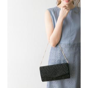 バッグ クラッチバッグ COUTURE MAISON　ビーズ　柄クラッチバッグ