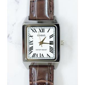 腕時計 /CASIO（カシオ）/クラシック　スクエア　レザー レディース メンズ