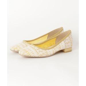 パンプス mjk/スクエアトゥレースパンプス