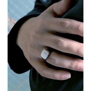 アレルギー対応 指輪 リング 「YArKA/ヤーカ」silver925 flat face ring「mshi1」/フラット面リング シルバー925 メンズ レディース