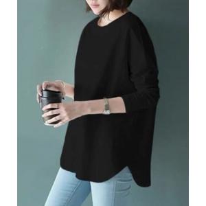 tシャツ サイドスリットカットソー レディース