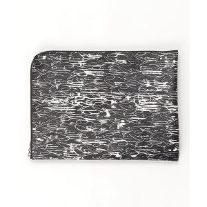 クラッチバッグ Sync.「CURTIS KULIG」A3 DOCUMENT CASE ”ALL OVER” made by FABRICK メンズ