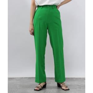 パンツ ストレッチカラースラックスパンツ/863463