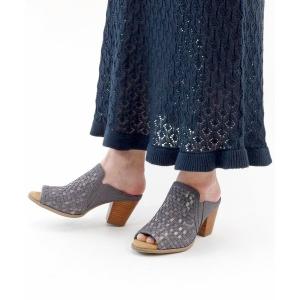 サンダル MINNETONKA（ミネトンカ） / チャンキーヒール 編み込みサンダル 編みサンダル MONA