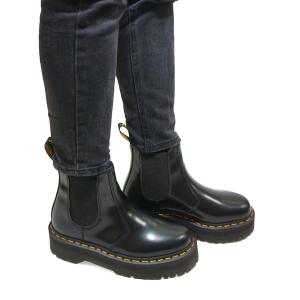 1*1様 Dr.Martensドクターマーチン チェルシーブーツ27.5cm Dr.Martens（ドクターマーチン） ブーツ 2976 WHITE STITCH チェルシー