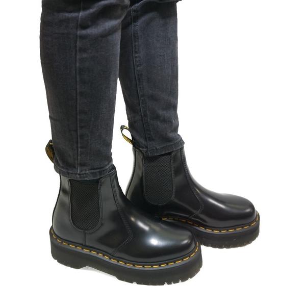 ブーツ Dr.Martens R24687001 QUAD BL　厚底 レディース メンズ