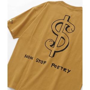 tシャツ Mark Gonzales / マークゴンザレス 別注 ロゴ刺繍＆イラスト ビッグシルエット半袖Tシャツ メンズ レディース