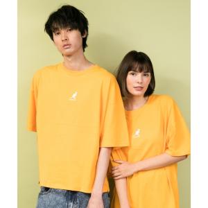 tシャツ Tシャツ KANGOL(カンゴール)ワンポイントロゴ刺繍 半袖Tシャツ　別注