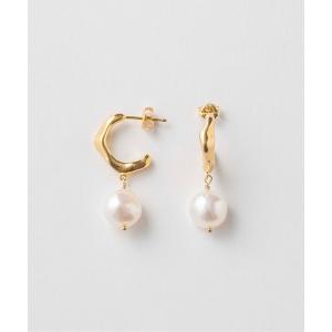 【レア✨️】 ete エテ パール k10 K18 ゴールド ピアス サークル 丸 K10YG パール サークル ピアス | ete bijoux (Women)/エテ